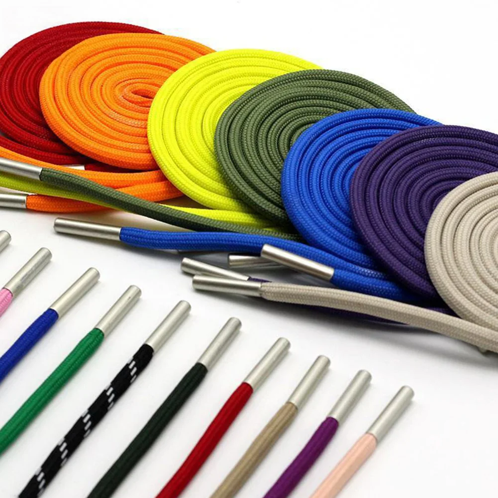 Braided Round Twisted Cord for Fashion and Craft Projects - 140CM, 5MM, Solid Color