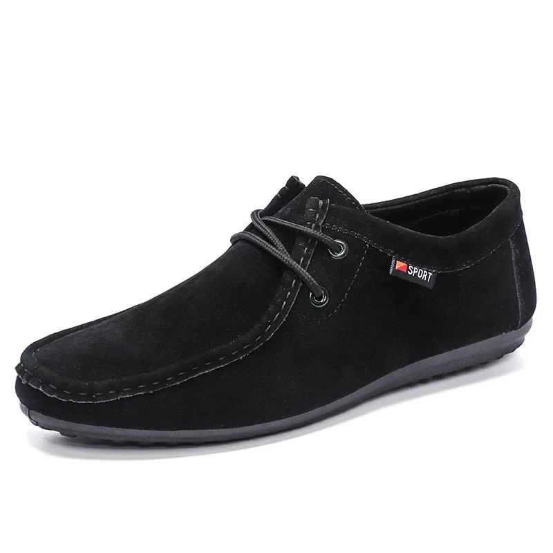 Shoes for Men Casual Slip on Loafers Plus Size Breathable Canvas Driving Shoes Office Walking Flats Non Slip Moccasins 5
