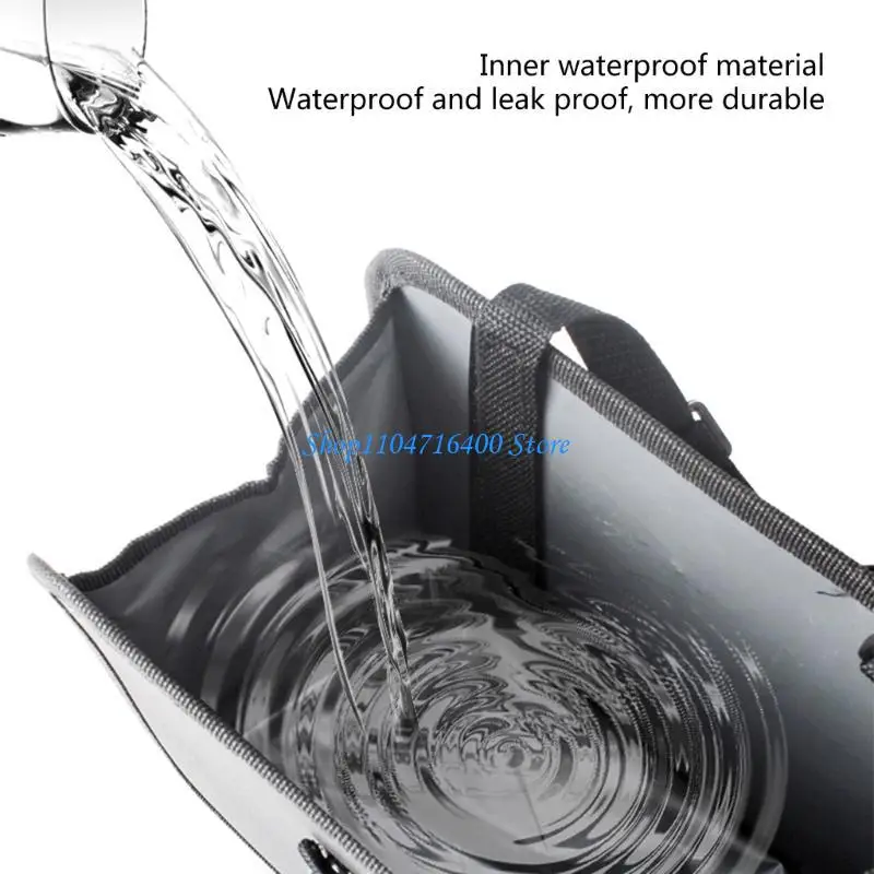 자동차, SUV 및 트럭 접이식 보관 쓰레기통의 앞좌석 또는 뒷좌석용 방수 라이닝이 있는 y1gd 자동차 쓰레기 봉투