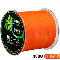 PROBEROS 500m Rock Fishing Line 1.2#-8.0# Super Strong Monofilament Nylon Fly Line Rainbow Wire Bionic Invisible Spot Rope Pesca 1