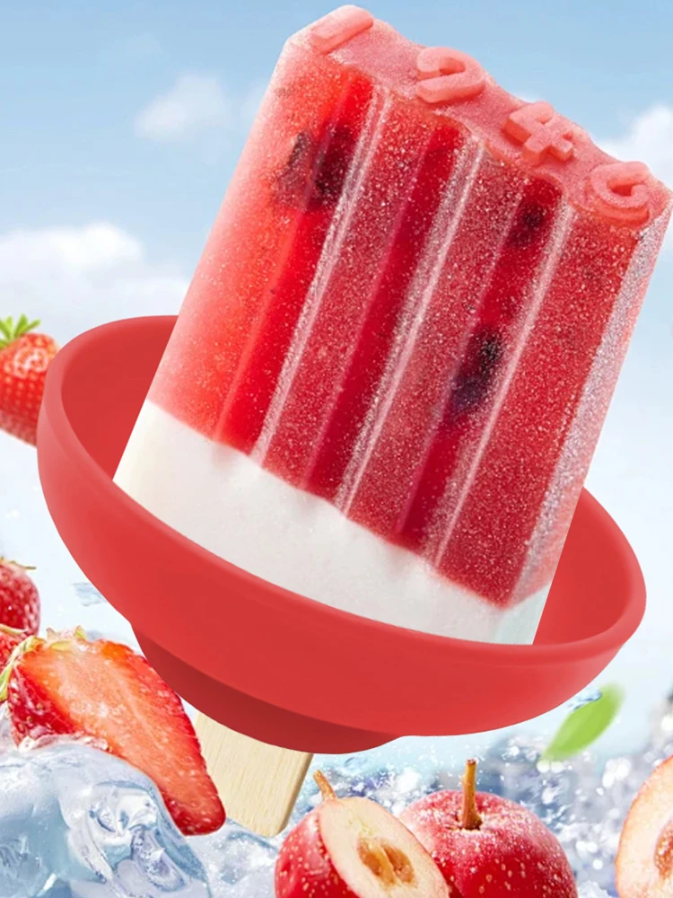Popsicle Rack Drip-Proof Silicone Drip Free Reusable Mess-Free for Kids Ice Cream
