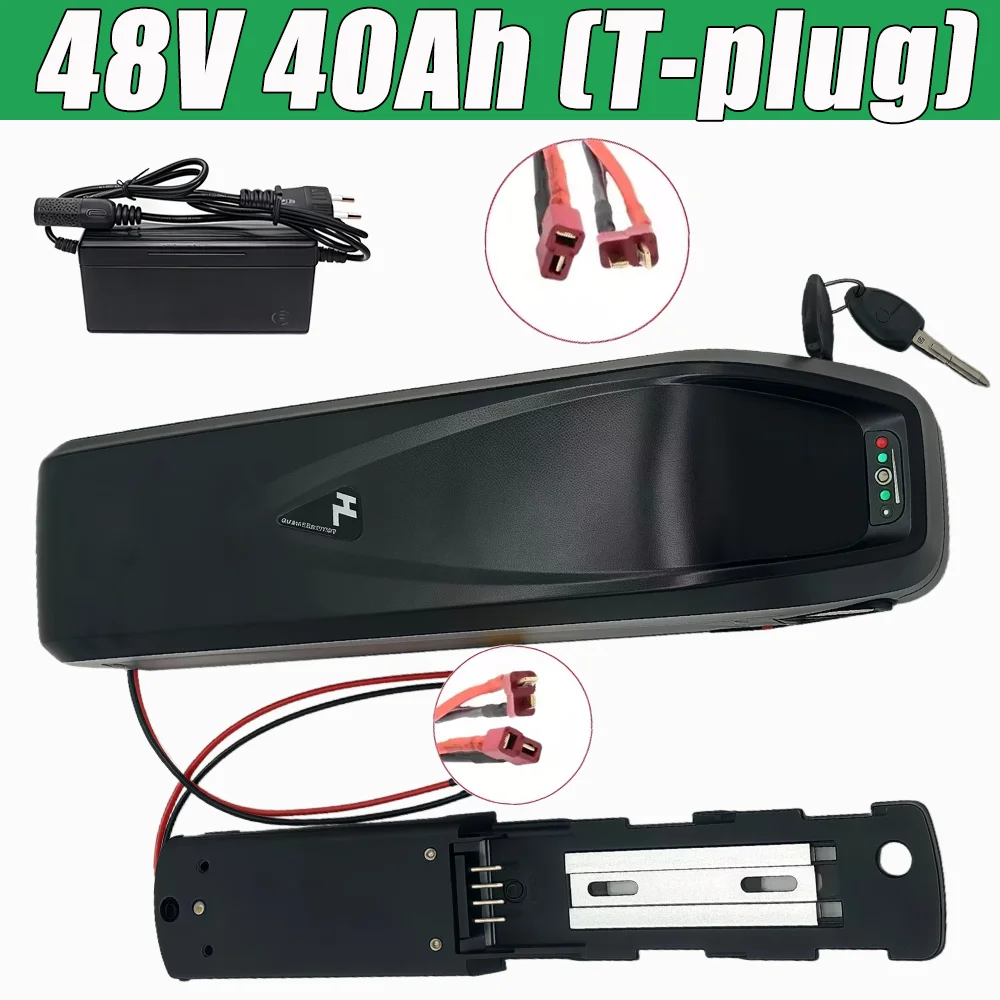 New 48V 250-1200WOriginal Hailong Battery 20Ah 30Ah 40Ah for Bafang BBS02 BBS03 BBSHD Motor Full Capacity Power Pack Suitable