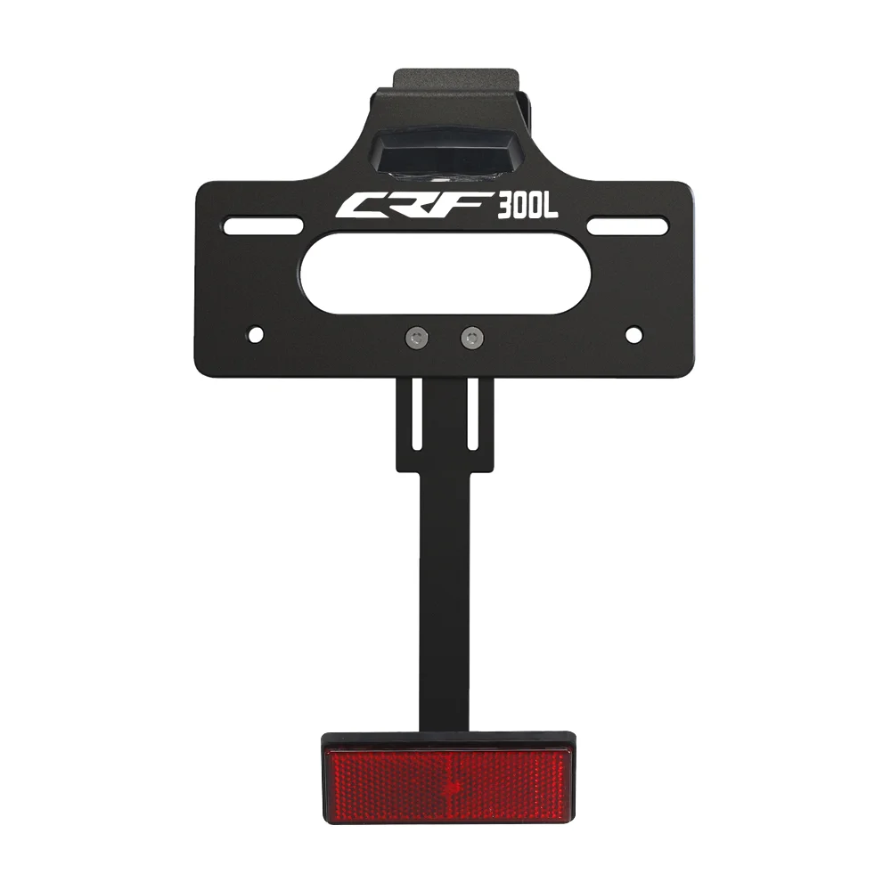 혼다 CRF 300L CRF300L 랠리 ABS 2021-2022-2023 알루미늄 라이센스 플레이트 홀더 브래킷 리어 테일 깔끔한 펜더 제거기 키트