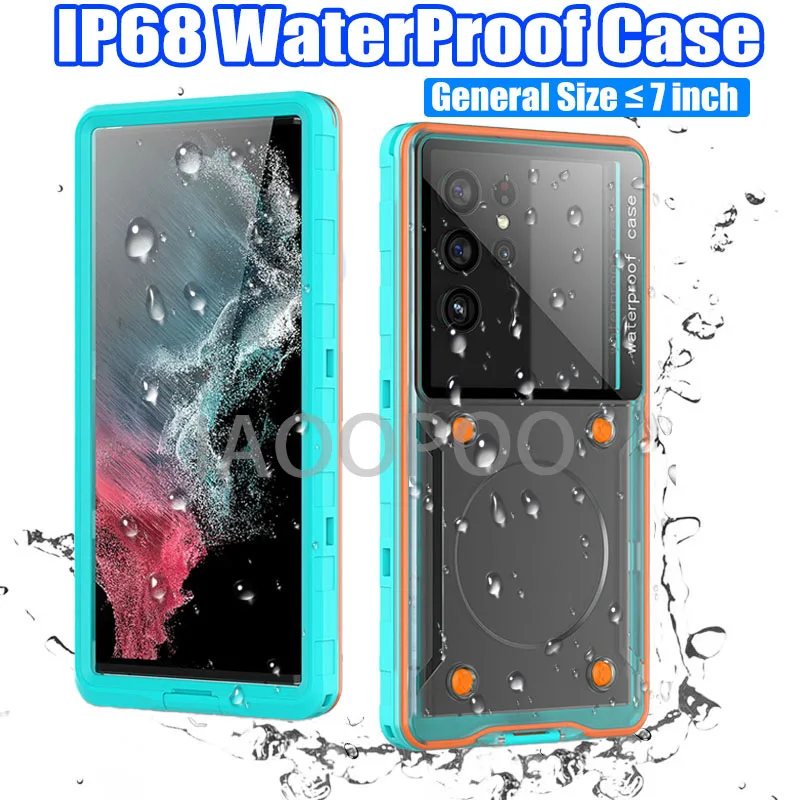 Водонепроницаемый чехол для дайвинга, 7 дюймов, 5 метров, для Huawei Honor Xiaomi Oneplus Google VIVO OPPO REALME Samsung iPhone