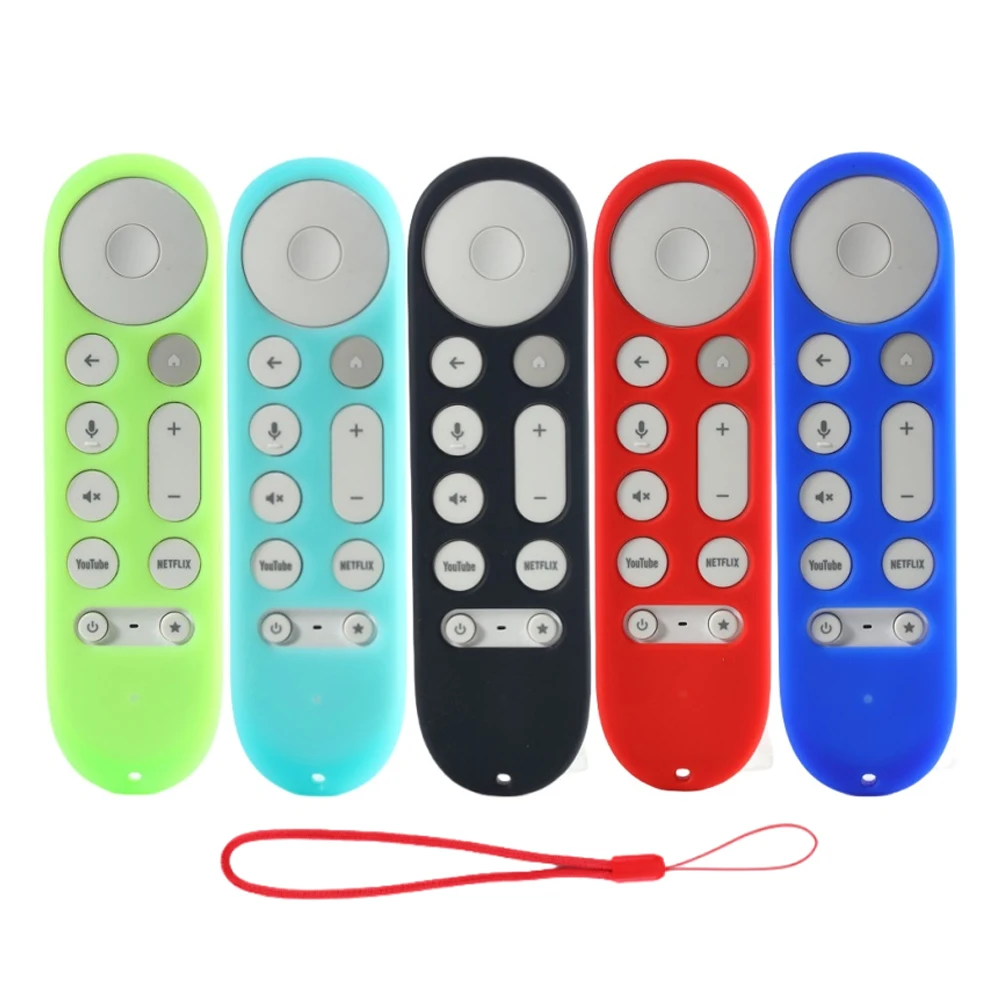 Silicone Remote Controller Cases Protective Covers for Google TV Streamer 4K TV for Google GY3LE Remote Controller
