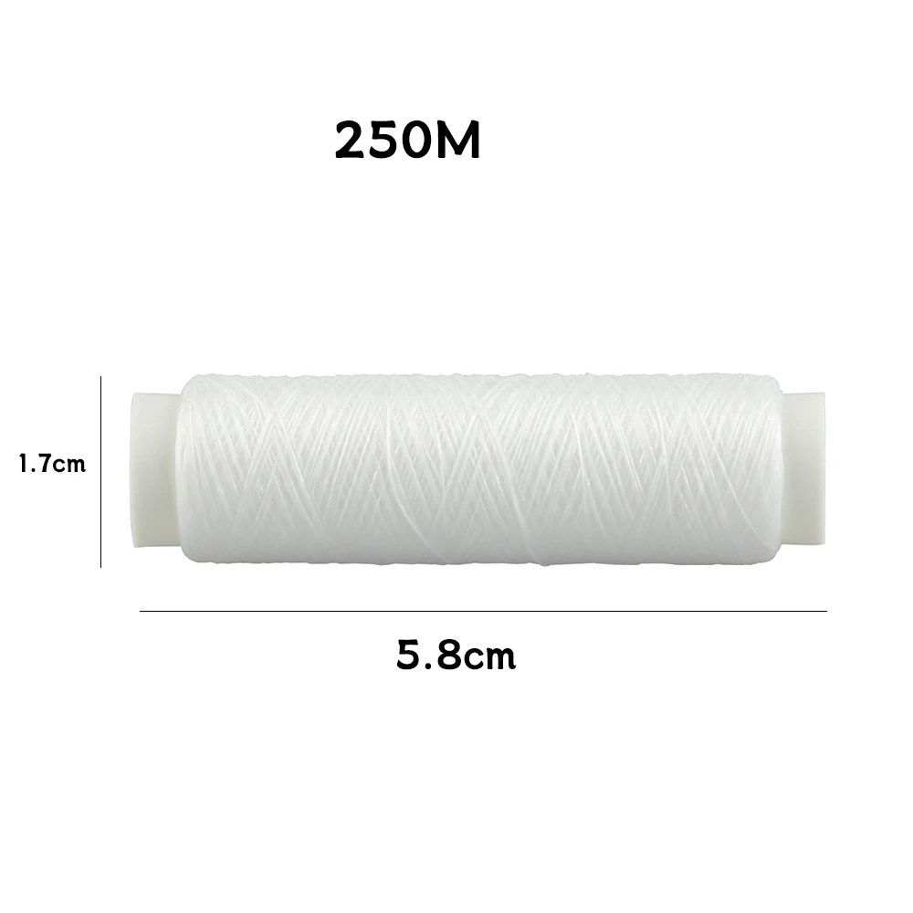 FTK 250m/0.2mm High Tensile nylon thread Bait Elastic Thread Spool Sea Fishing Accessories Tackle Invisible Fishing Bait Line