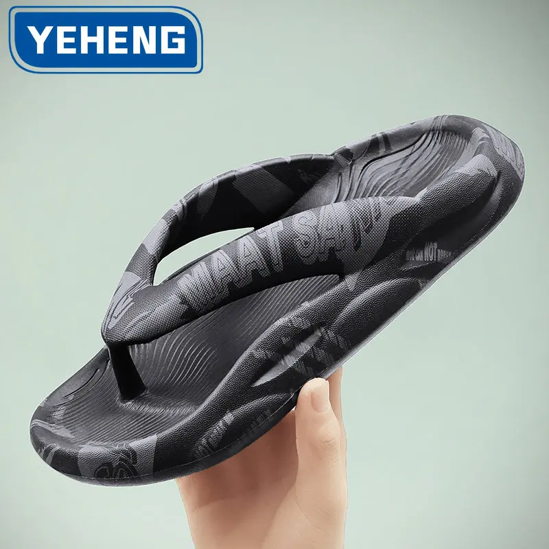 

Summer Men Casual Sandals High Quality Women's Soft Bottom Comfortable Flip-flops Outdoor Sneakers Clip Feet Beach Shoes Couple