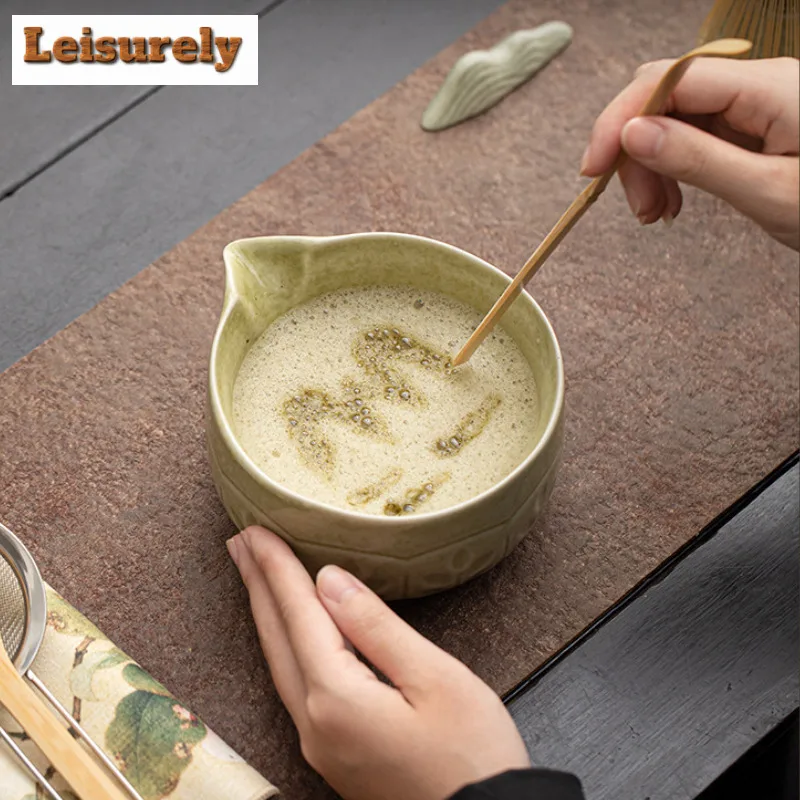 Sunflower Tea Set Complete Set Japanese Matcha Set Kit Green Tea Powder Tea Maker Home Tea-making Tools Kitchen Supplies Craft