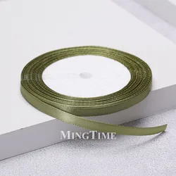 Elegant Satin Ribbon - Gold and Sage Green for Gift Wrapping and Decorations (Royal green)