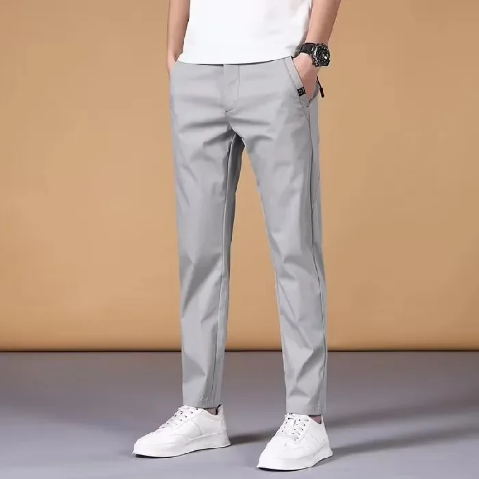 Summer Thin Casual Pants for Men - Loose Fit Full Length Korean Fashion Trousers for Four Seasons 5