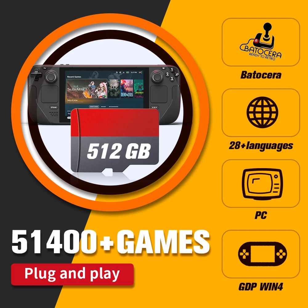 Game Card for Steam Deck/Windows Handheld Latest Batocera 37