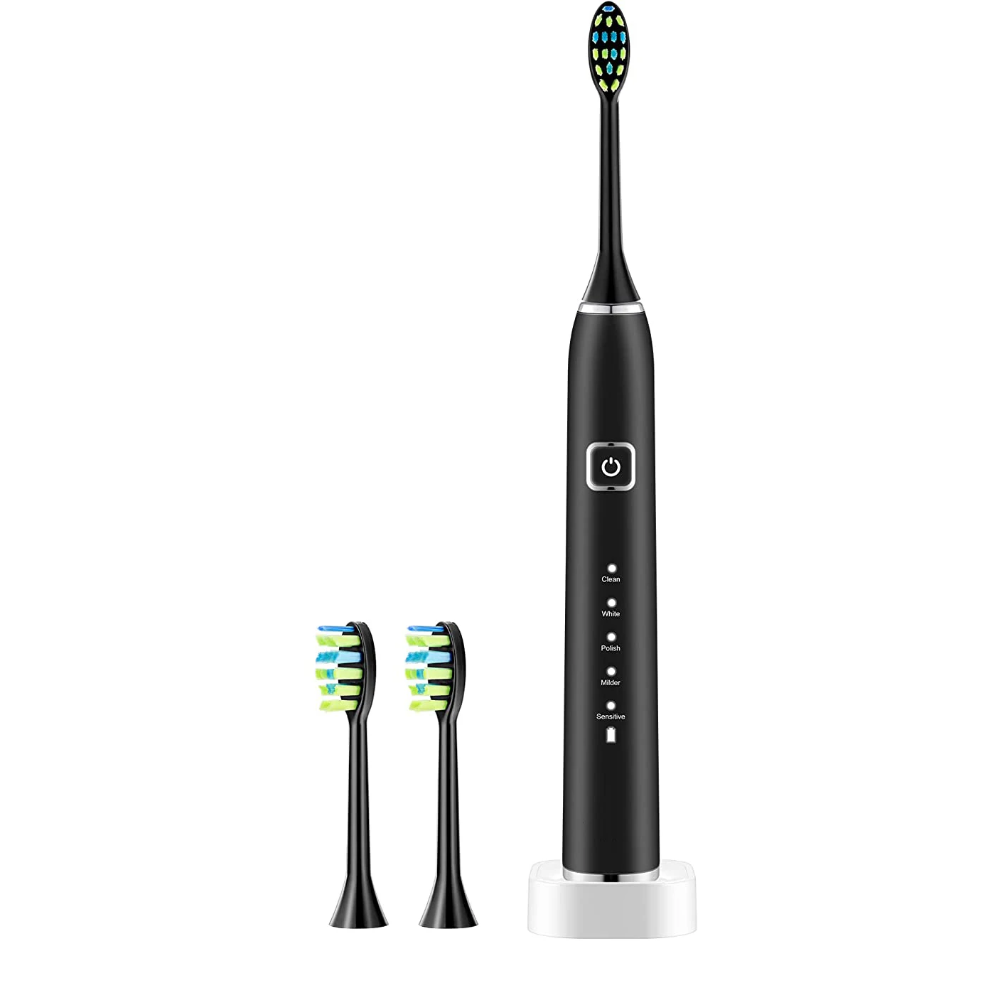 thumbnail image 1 of Cepillo de dientes eléctrico sónico para adultos, cuidado bucal, blanqueamiento dental, masaje de encías, 5 modos, impermeable, inalámbrico, recargable, X300, 1 of 5