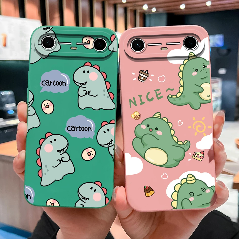 Fashion Love Heart Soft Smooth Liquid Silicone Phone Case Cover for Tecno Pova / Spark Slim