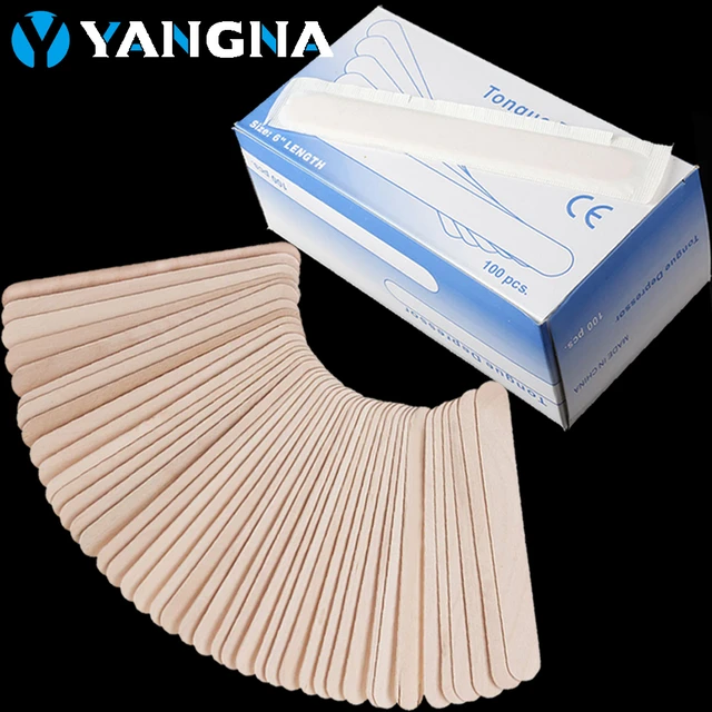 50/100PCS Disposable Wooden Hair Removal Wax Stick Woman Body Depilation  Spatula Applicators Wood Tongue Depressor Beauty Tools - AliExpress