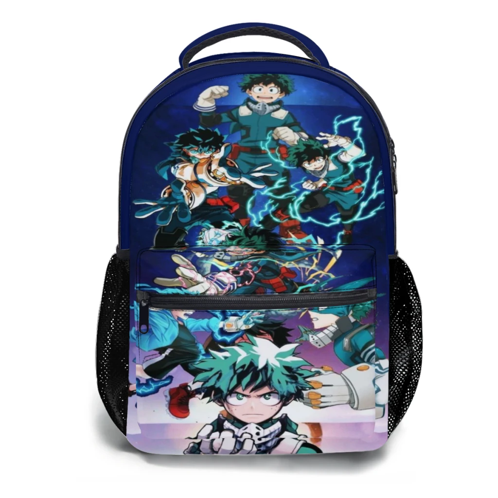 Anime-My-Hero-Academia Printed Lightweight Casual Children's Schoolbag Youth Backpack Anime Cartoon Schoolbag