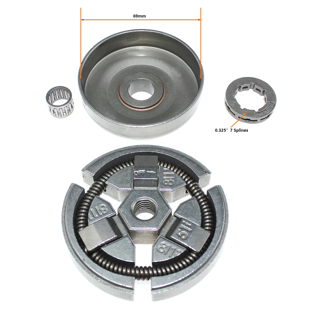 Clutch Drum Sprocket Rim For Husqvarna 50 51 55 55 Rancher 154 254 257 261 262 262XP Jonsered 490 590 Partner 500 540 5000 5500