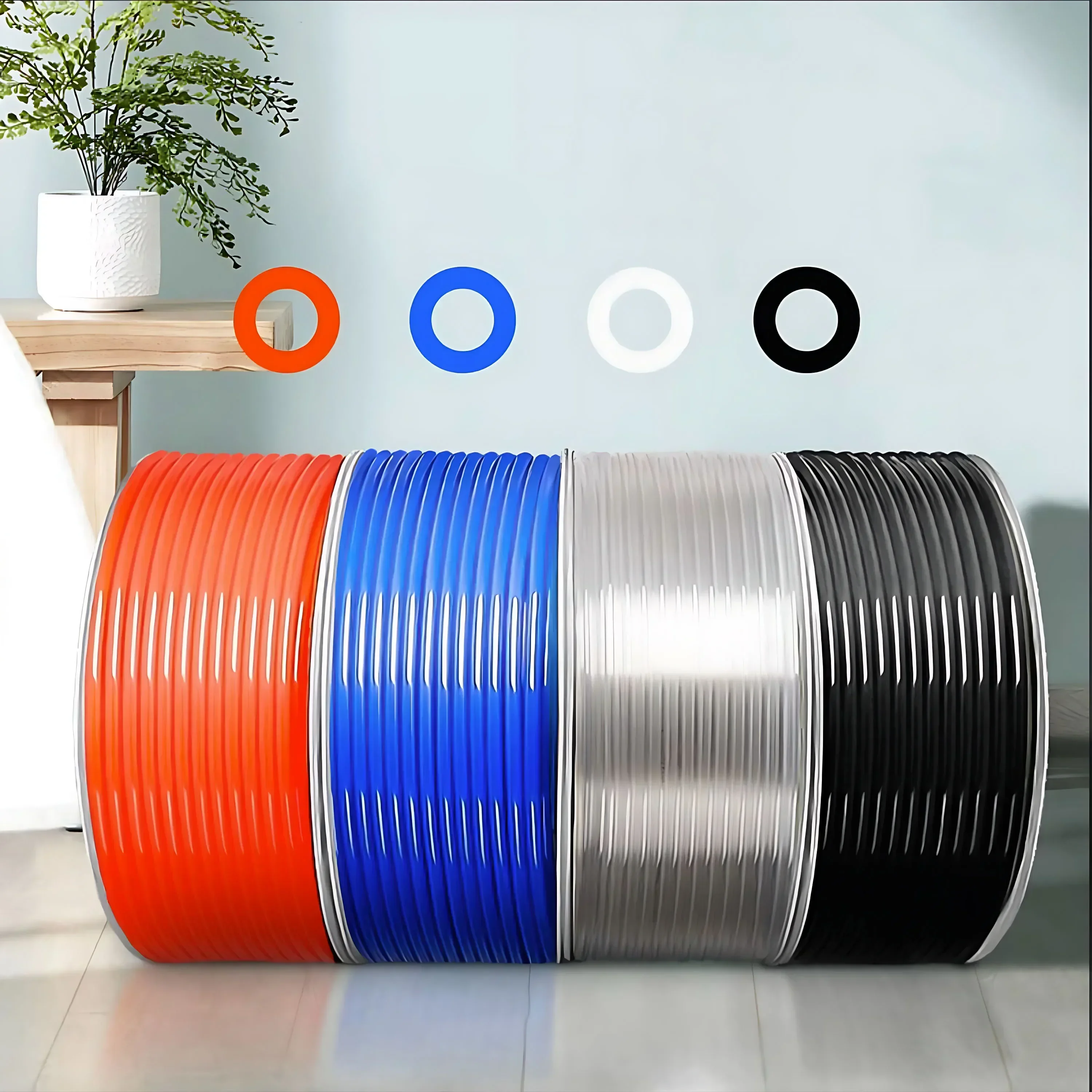  ȣ  ȣ  Ʃ, 10m, 20m, 50m, 100m, 4*2.5mm, 6*4mm, 8*5mm, 10*6.5mm, 12*8mm PU 