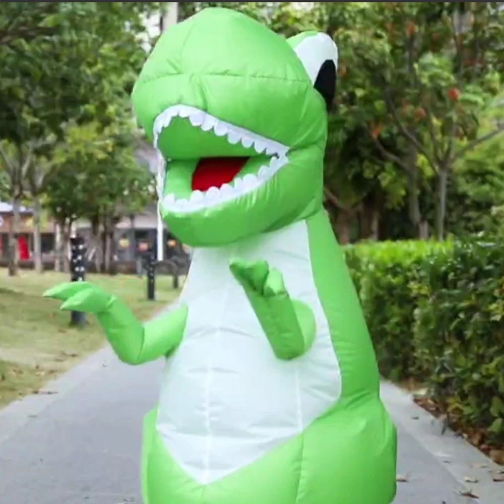 Rc Animal 2.4Ghz Rc Inflatable Dinosaur Dinosaur Remote Control Toy Halloween Party Children's Gift 360°Rotation Toys Hobbies 4