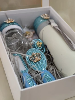 Bedazzled Baby Bottle Gift Set 1