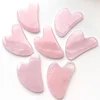 New Natural Jade Stone Gua Sha Massage Board Rose Quartz Guasha Plate Jade Face Massager Scrapers Tools For Face Neck Back Body 4