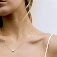 K Gold Plated Heart Necklace |Silver Plated Necklace Cute Dainty Love Pendant Necklaces for Women Gift for Girls Gift for Women 2