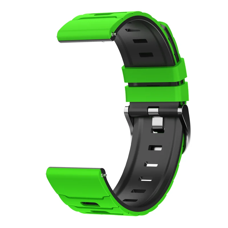 Enhanced Sports Silicone Strap Bracelet - 22mm