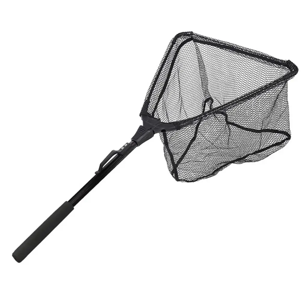 Ultralight Portable Aluminum Alloy Folding Fishing Net Fly Hand Dip