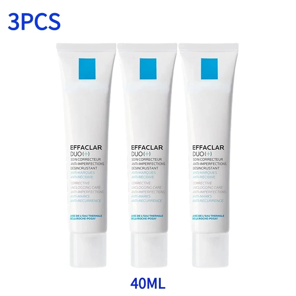 3pcs Original France Effaclar Duo/K/Acne-Clearing Essence to close the mouth of acne blackheads, close the pores and moisturize