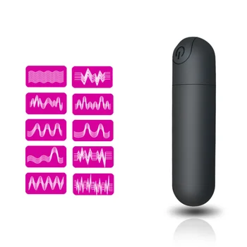 Rechargeable Mini Bullet Vibrator G Spot Stimulator Clitoral Sex Toys for Women/Beginners USB Charge 10 Speed Strong Vibration 6
