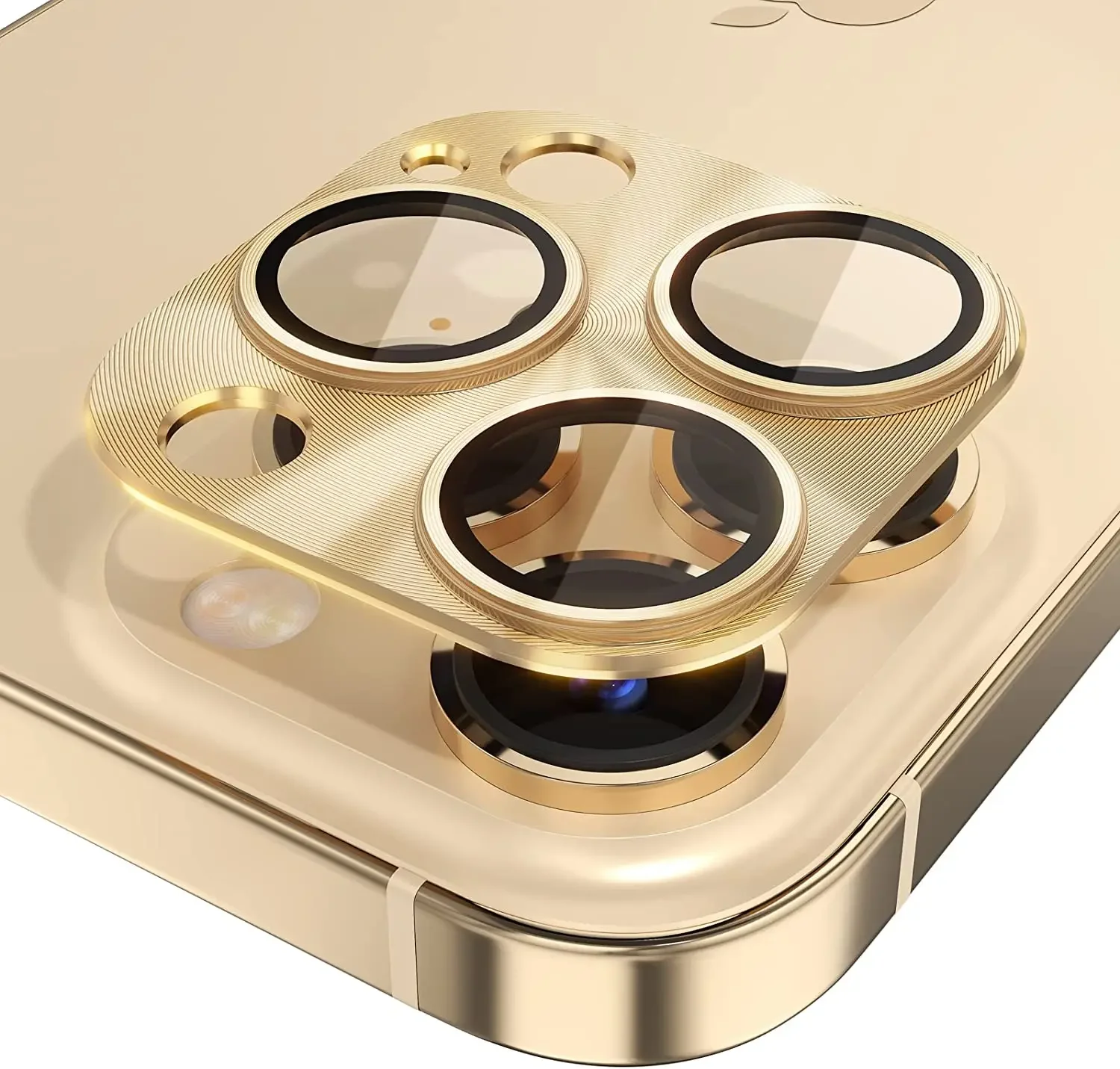 Blue Tempered Glass Camera Lens Protector Cover