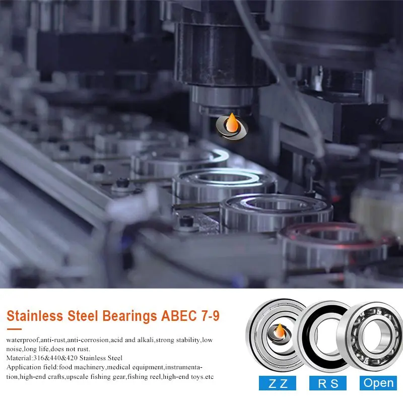 bearing mr85 smr85 2rs 5x8x25mm smr85 2rs abec 7 10 pcs 04