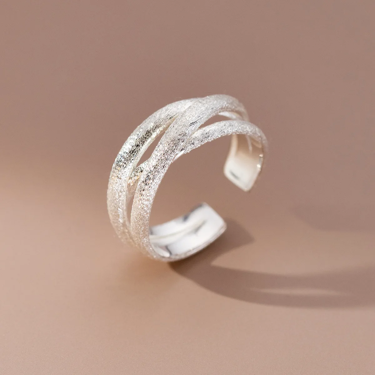 

925 Sterling Silver Rings for Women Girls Fine Jewelry Shinning Finger Open Handmade Ring Men Party Daily Accessories Gift