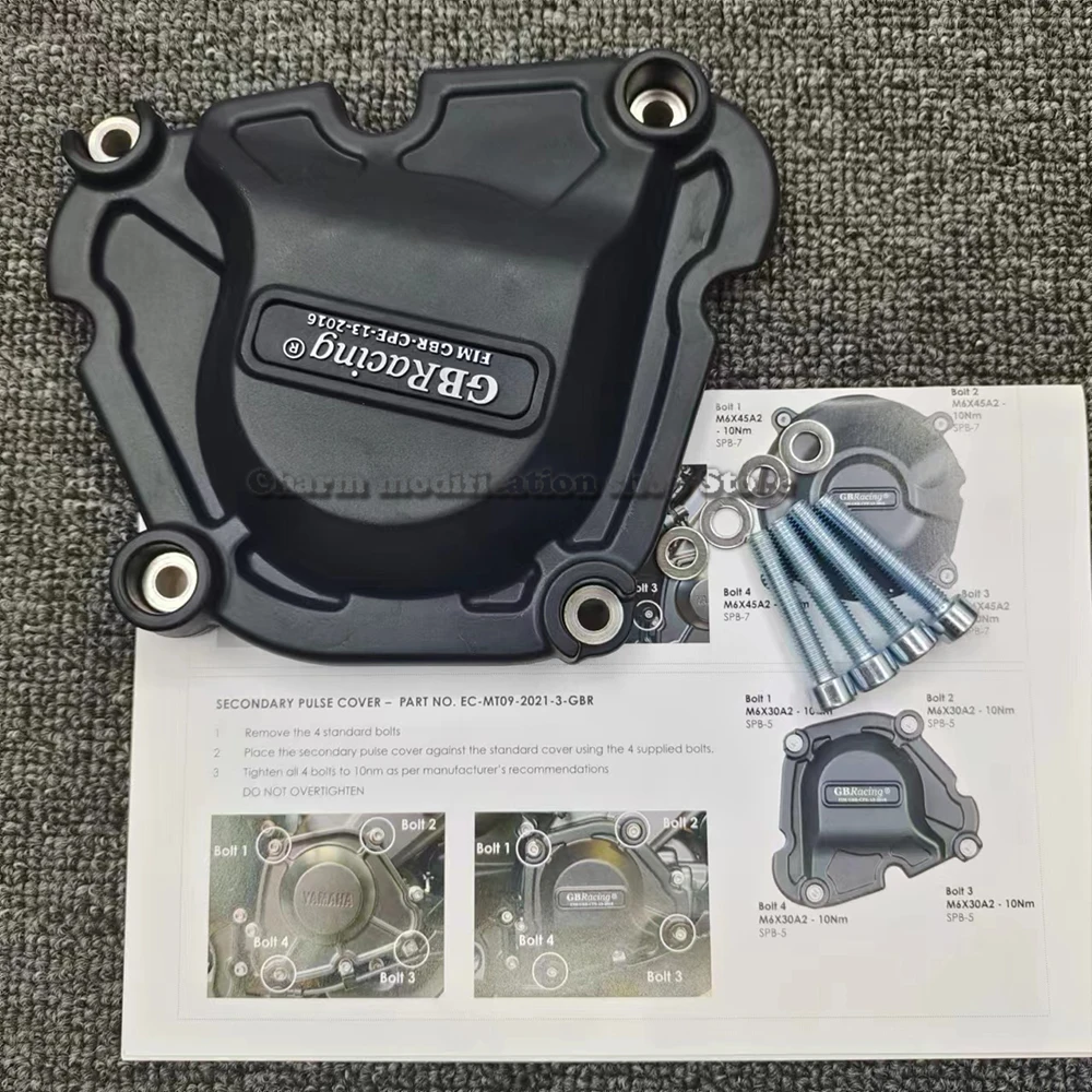 For YAMAHA MT09 SP MT-09 FZ-09 TRACER & SCRAMBLER-Motorcycles Engine Cover Protection GB Racing