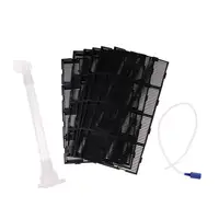 Aquarium Under Gravel Fish Tank Bottom Filtration Plate Filter System Black Without Nozzle Durable and Useful 2