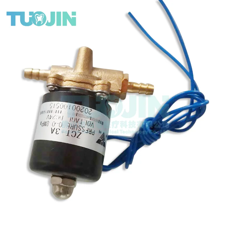 1Pc Dental Solenoid วาล์ววาล์วแม่เหล็กไฟฟ้าเก้าอี้ทันตกรรมทันตกรรมหน่วยวาล์ว DC24V ผลิตภัณฑ์ทันตกรรมวัสดุ Lab Equipmentuni 1