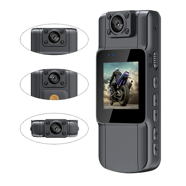 JOZUZE L11 1080P HD Mini Camera Portable Digital Video Recorder BodyCam Infrared Night Vision Police Cam Small Bike Camcorder