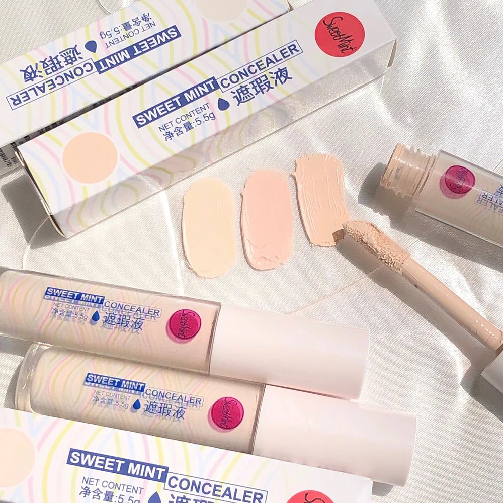 Pink Yellow Tone Concealer Corrector High Coverage Anti Dark Circle Acne Liquid Foundation Brighten Face Makeup Base Cosmetic face concealer palette color concealer concealer cream foundation concealer face concealer face foundation face concealer pen