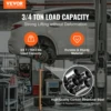 VEVOR Underhoist Stand 3/4 Ton Capacity Pole Jack, Lifting from 43.3" to 70.9" Triangular Base Two Wheels Automotive Support 2