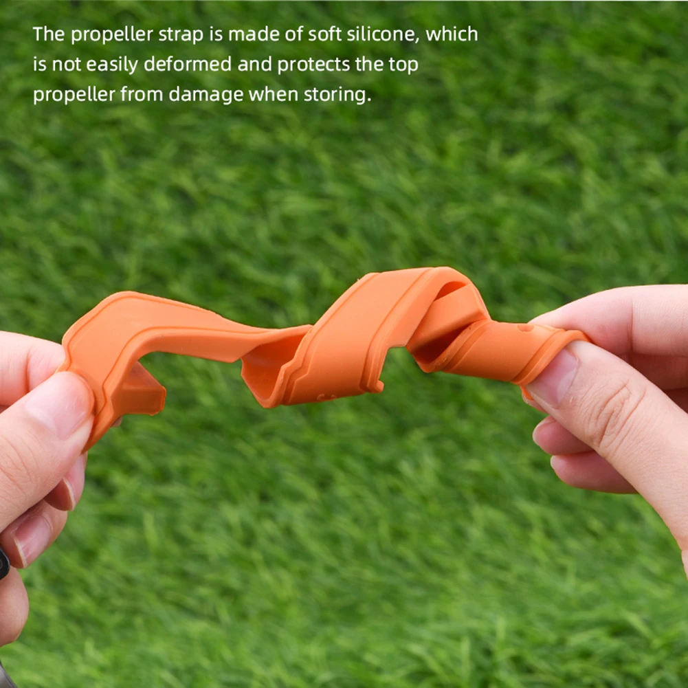Silicone Gimbal Camera Guard Adjustable Lens Protective Cover Gimbal Protection Shell Propeller Blade Fixing for DJI Mavic 3 Pro