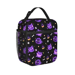 Gengar Fashion Print Thermal Lunch Bag - Stylish Oxford Portable Cooler Bag for Kids (5)