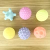 Montessori Toys Baby 0 12 24 36 Months Children's Ball Grip Ball Hair Ring Soft Rubber Playing Toys Rubber Ball Pinch Ring 4