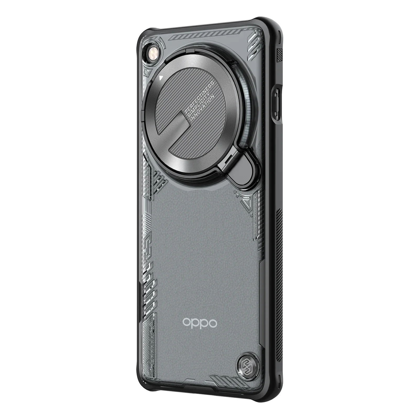 Nillkin Oppo Find X7 Ultra 5G 케이스 아이스블레이드 소품 렌즈, 초박형 투명 카메라 스탠드 보호 후면 커버