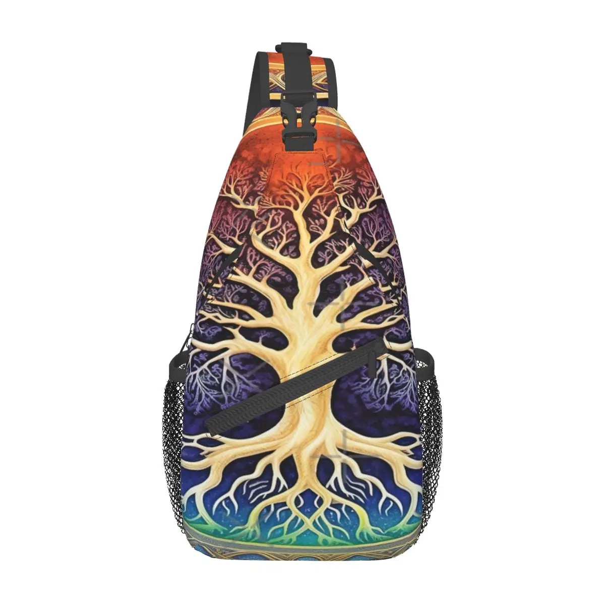 

Tree Of Life, Chakra Tree Chest Bag Fashionable Large capacity Travel Nice gift Multi-Style