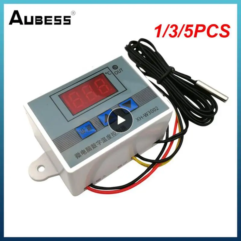 

1/3/5PCS Microcomputer digital display temperature control switch 12V-220V 120W240W1500W thermostat NTC sensor temperature W3001