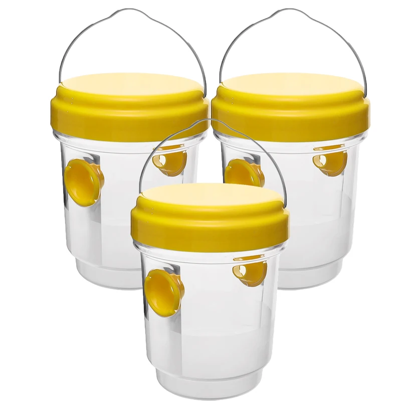 Large Reusable Waterproof Wasp and Hornet Trap for Indoor and Outdoor Pest Control