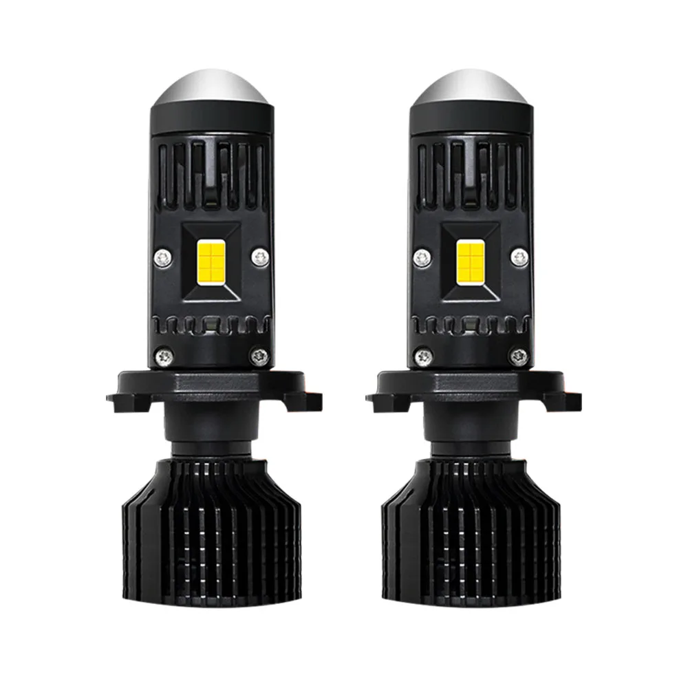 Y10 H4 Led Lamp Mini Projector Car Canbus Led Lens H7 kit Bulb Headlight 6000K 1