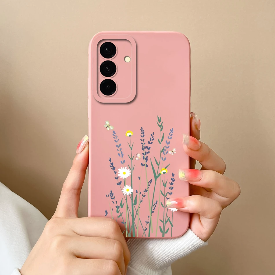 Leisure Flowers Soft Silicone Phone Cover - Full Protection Anti-Drop Housing