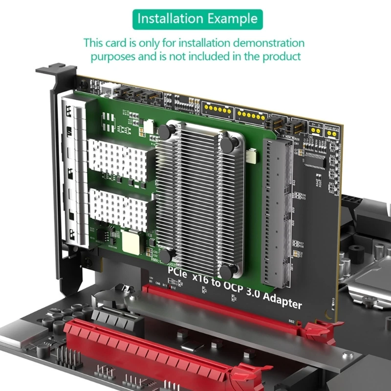 기업용 내구성 PCIe 5.0 X16-OCP NIC3.0 네트워킹 어댑터