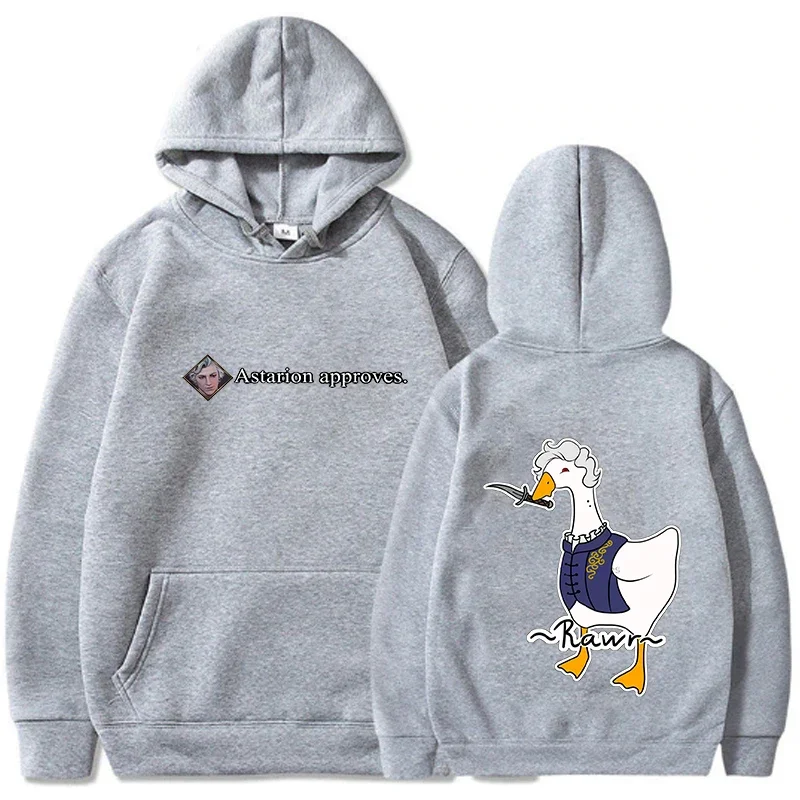 Anime Astarion Vintage printing Hoodie 2023 Men Harajuku Aesthetic Graphic Hoodies Unisex Streetwear Halloween Gifts Sweatshirt