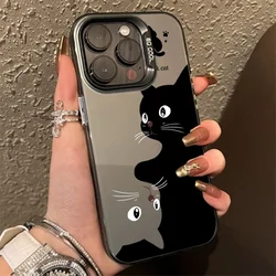 Cute Cartoon Black Cat Shockproof Phone Case for Mi 13T(13T Pro) (1)